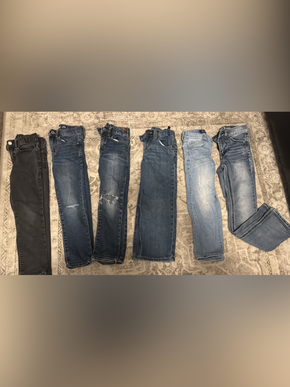 Boys Blue Jeans - Classic Mid Wash, dark wash